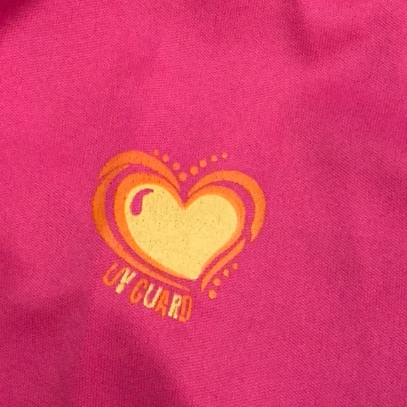 kids pink rash guard - Picture 3 of 4